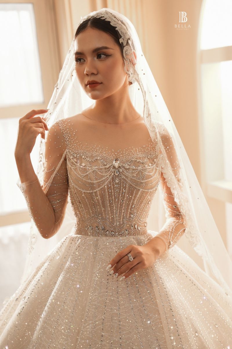 4 mẫu váy cưới đẹp sang trọng nhất năm 2023 dành cho cô dâu