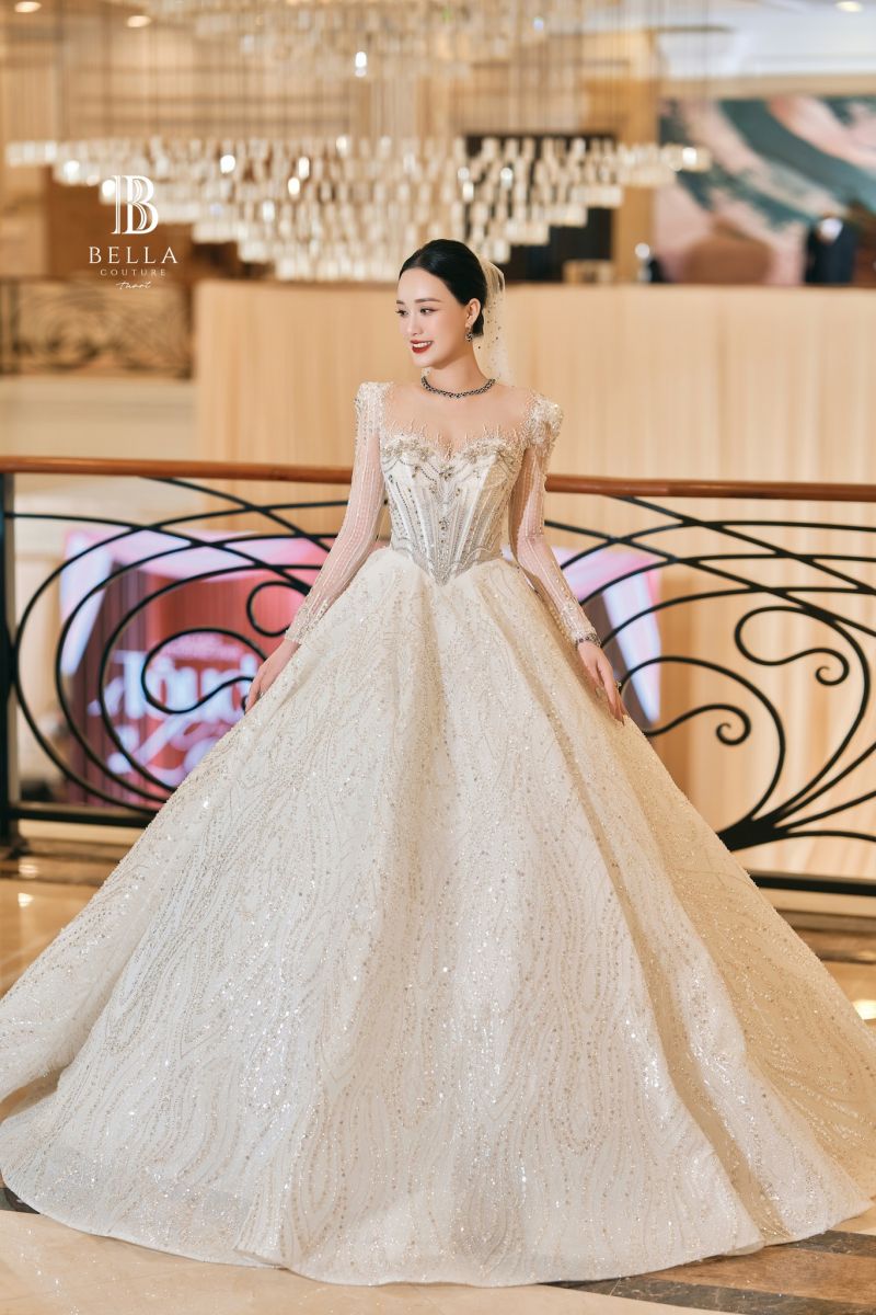 may váy cưới theo số đo