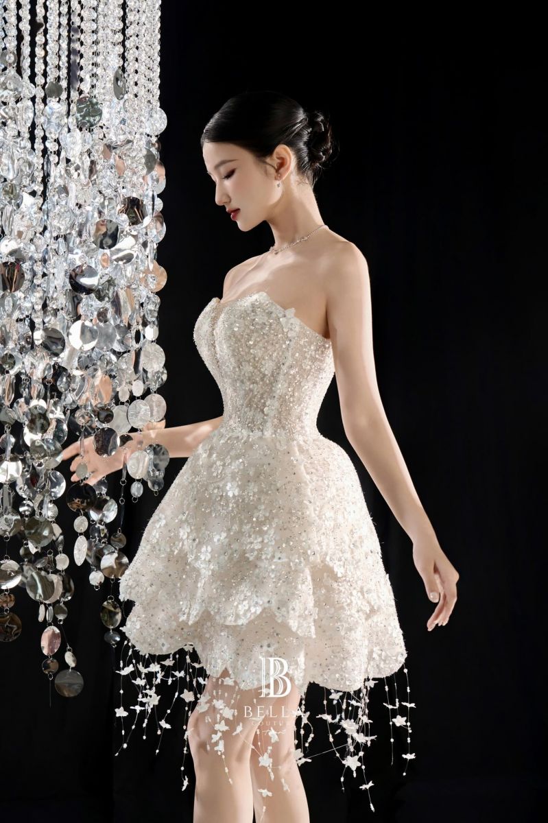 váy cưới ngắn